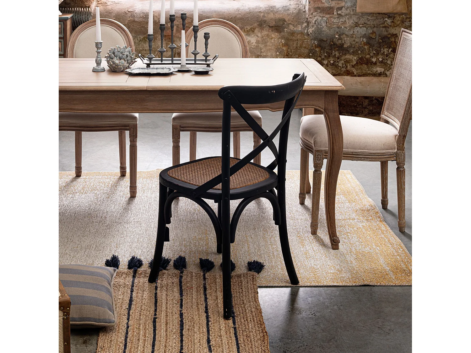 Chaises bistrot en rotin (lot de 2) - ESTAMINET