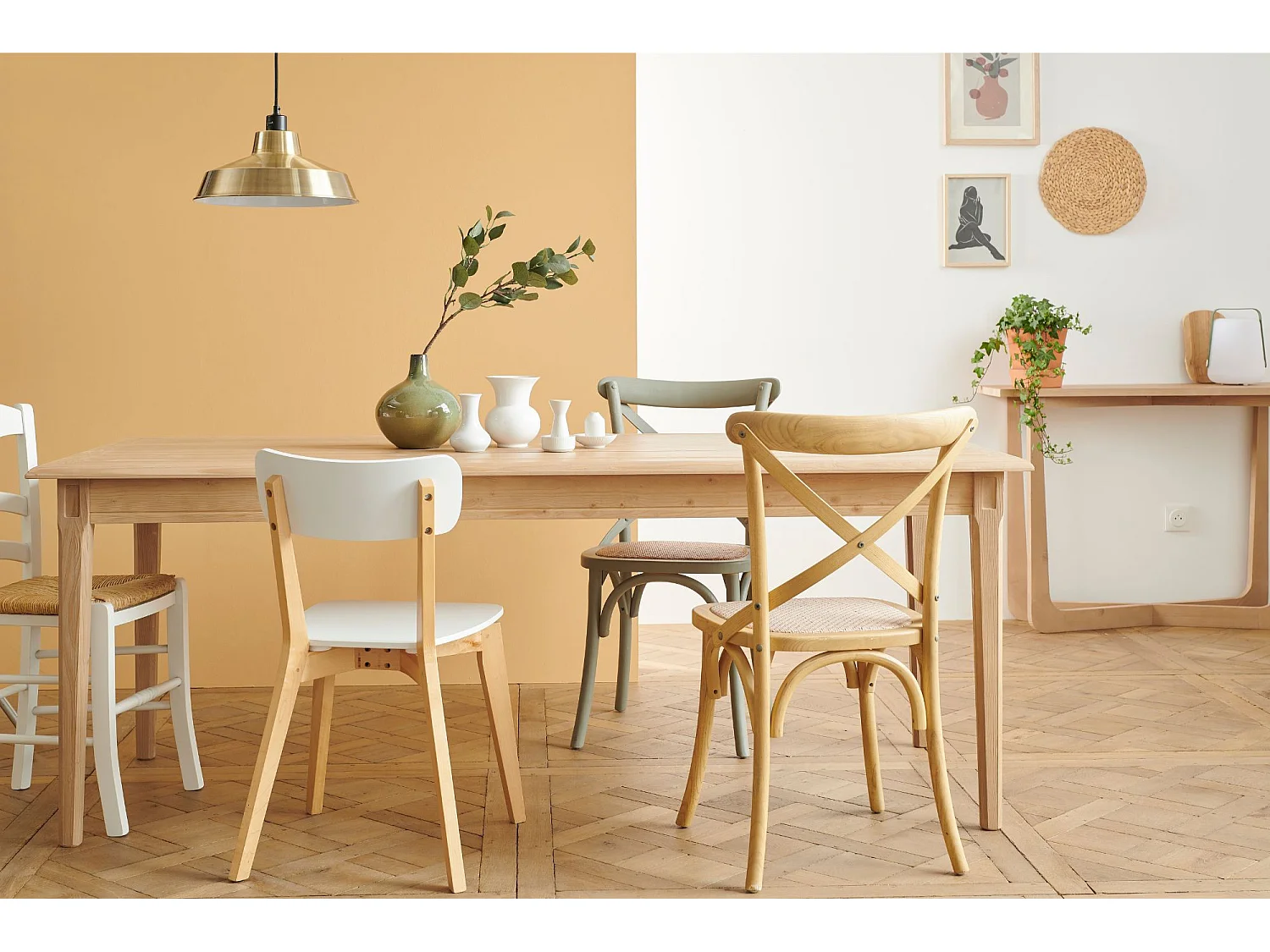 Chaises bistrot en rotin (lot de 2) - ESTAMINET