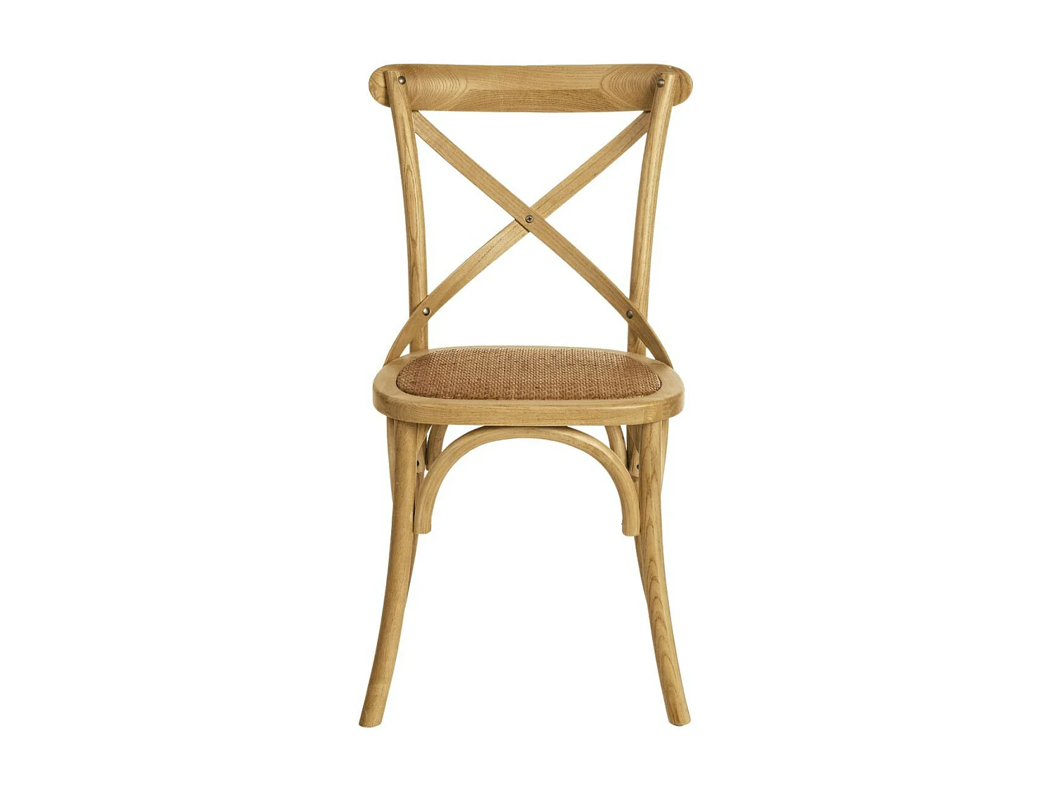 Chaises bistrot en rotin (lot de 2) - ESTAMINET