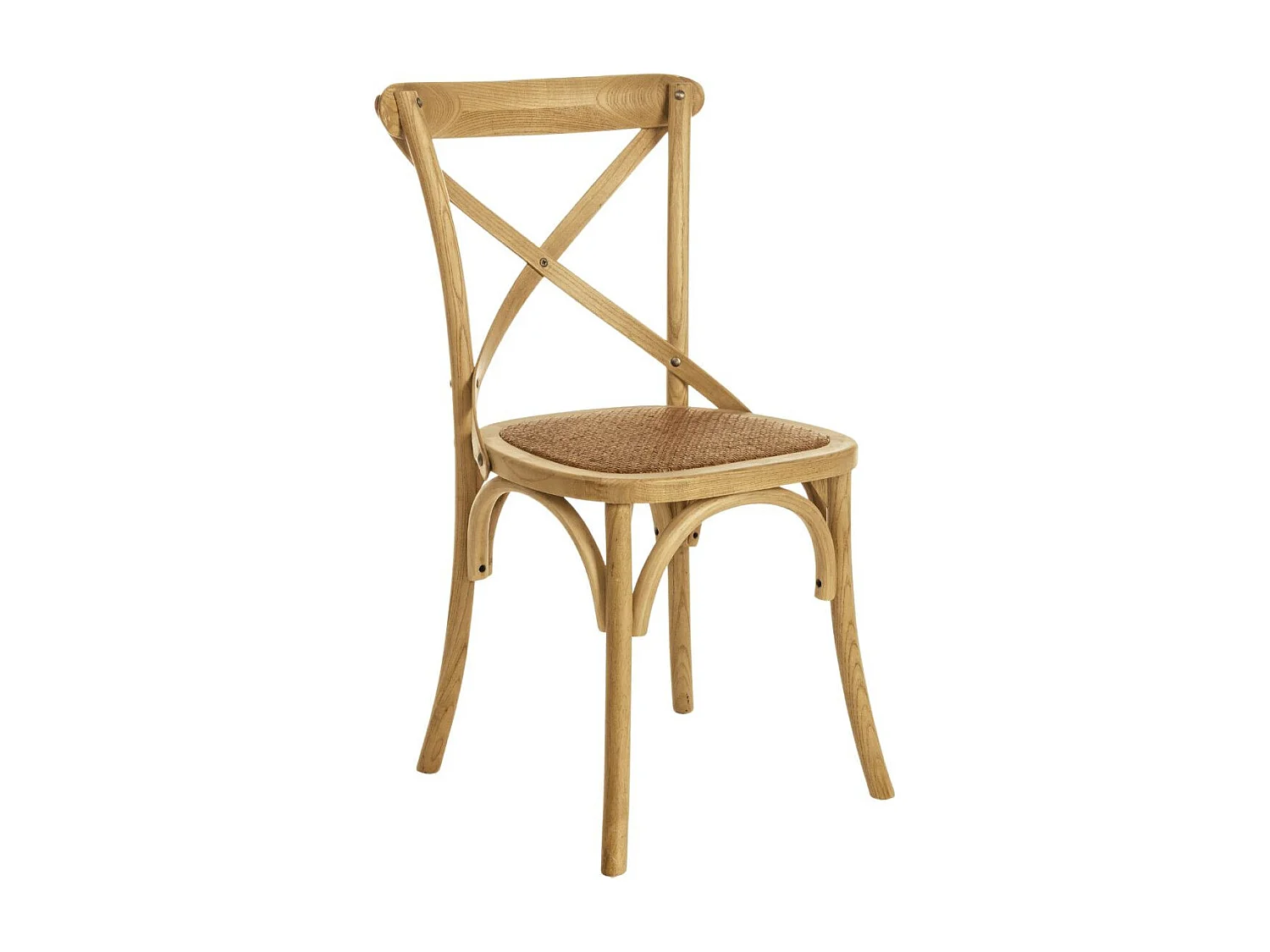 Chaises bistrot en rotin (lot de 2) - ESTAMINET