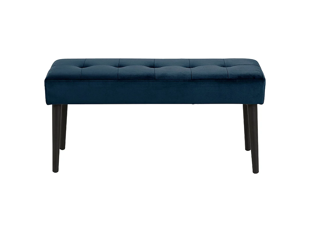 Glory banc velours bleu.
