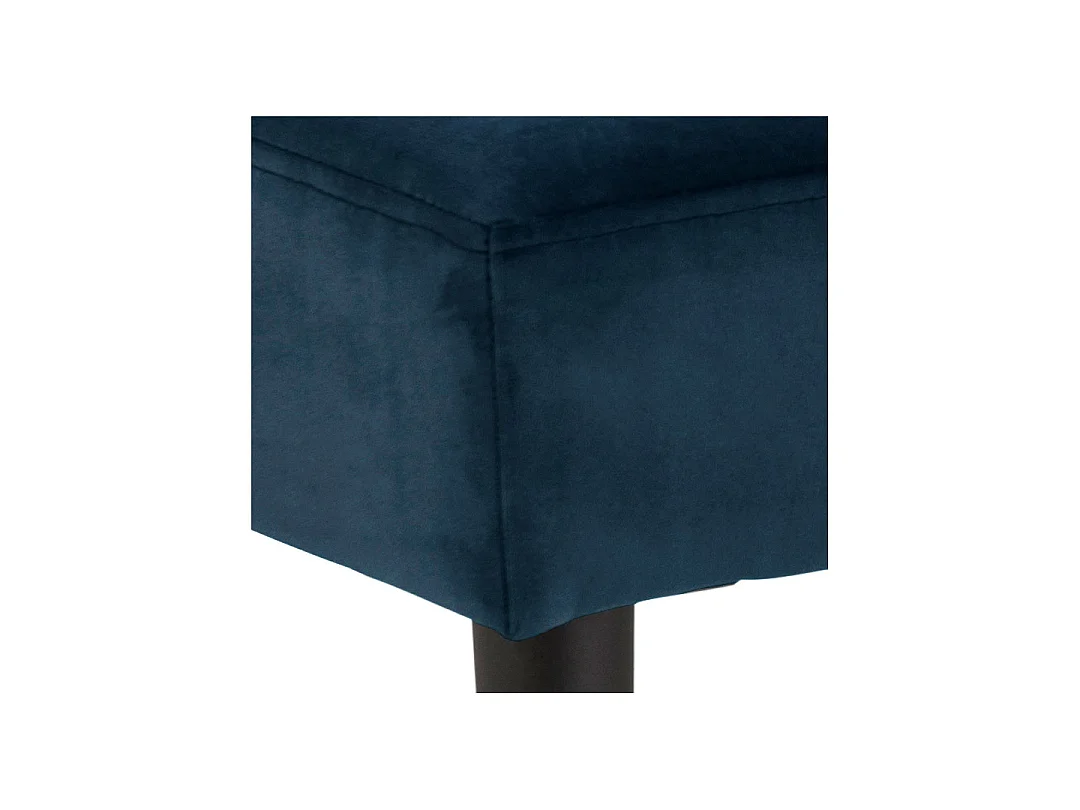 Glory banc velours bleu.