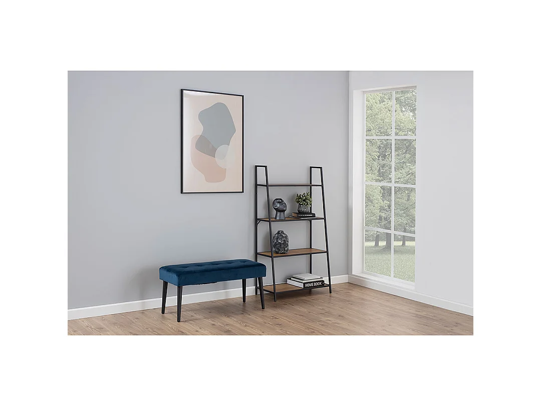 Glory banc velours bleu.
