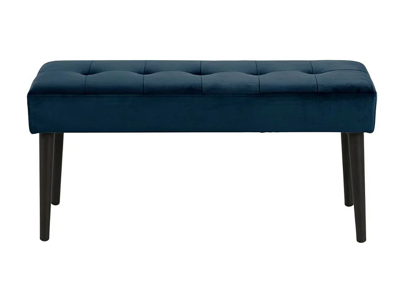 Finley bank velour blauw.