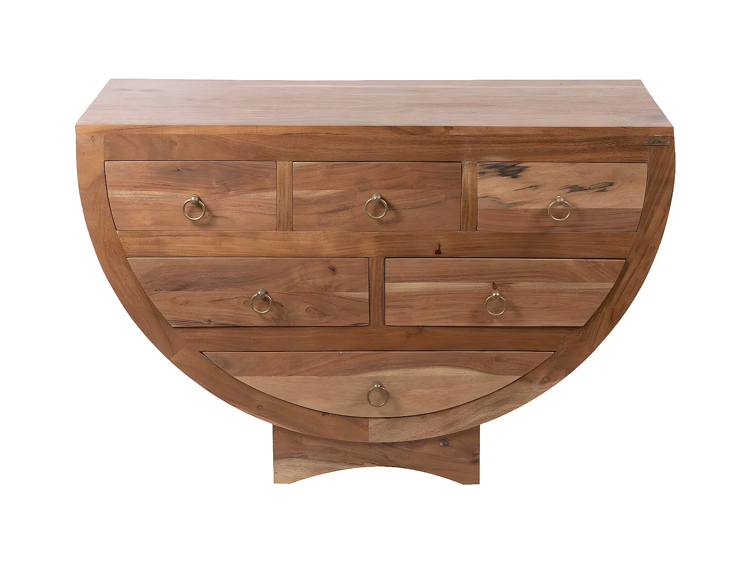 Commode 6 tiroirs en acacia massif