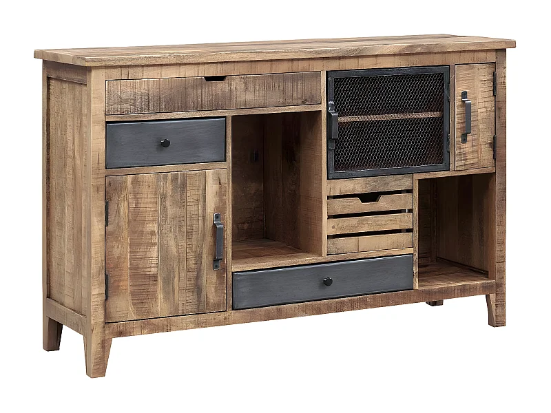 Buffet 3 portes 4 tiroirs | Manguier Farm II