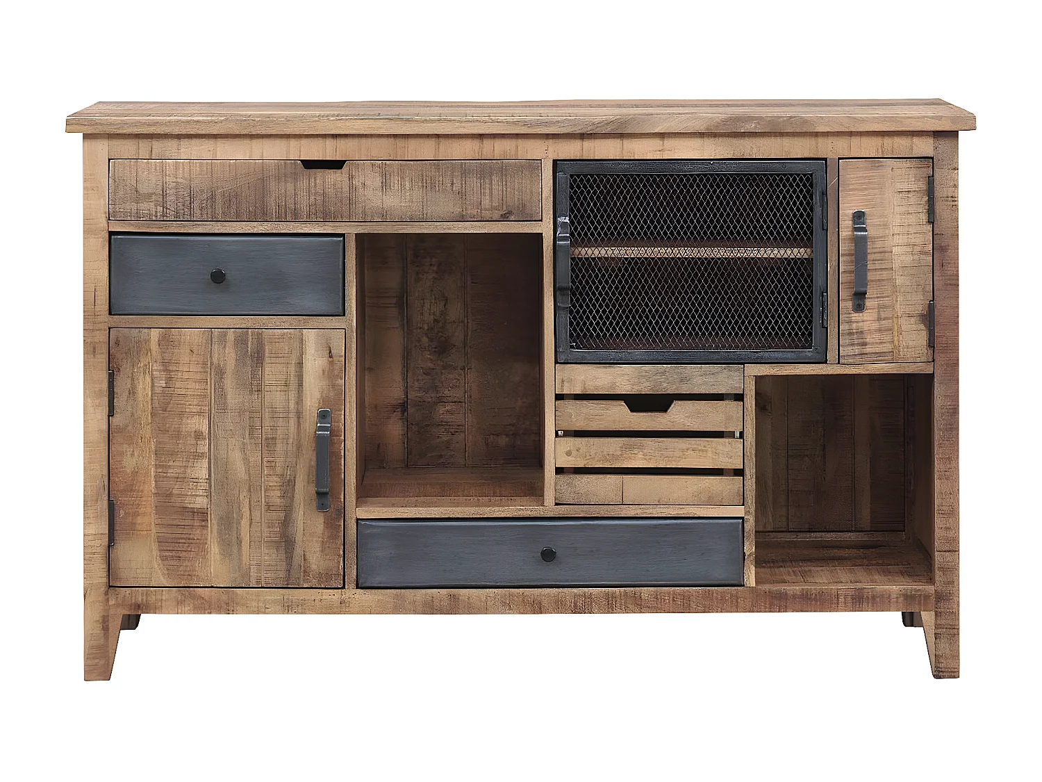 Buffet 3 portes 4 tiroirs | Manguier Farm II