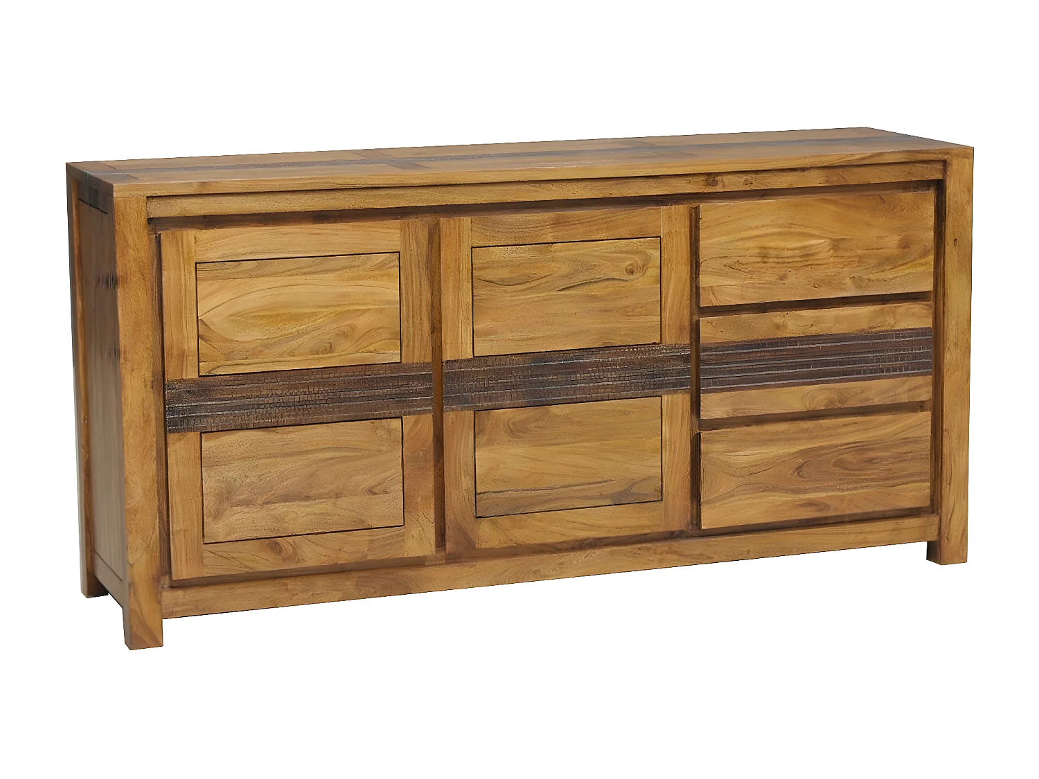 Buffet 2 portes 3 tiroirs | Acacia Tatoo