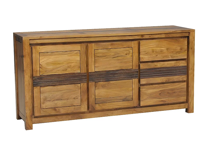 Buffet 2 portes 3 tiroirs | Acacia Tatoo