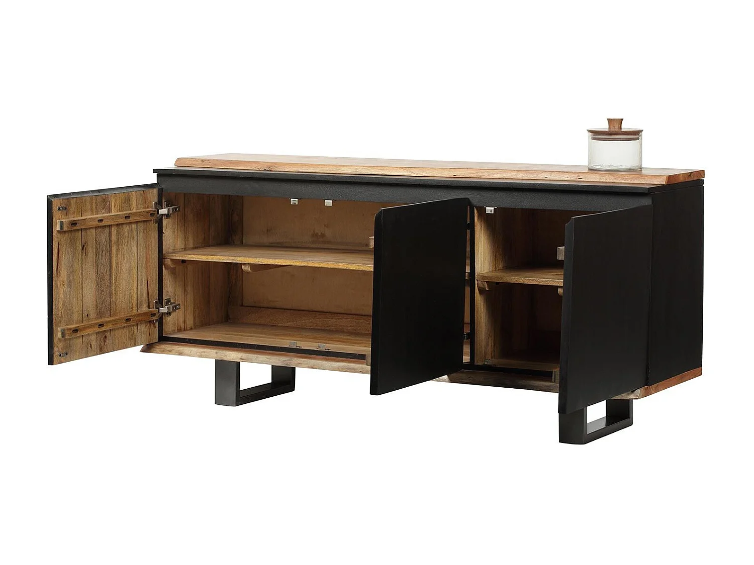 Buffet 3 portes | Acacia Black