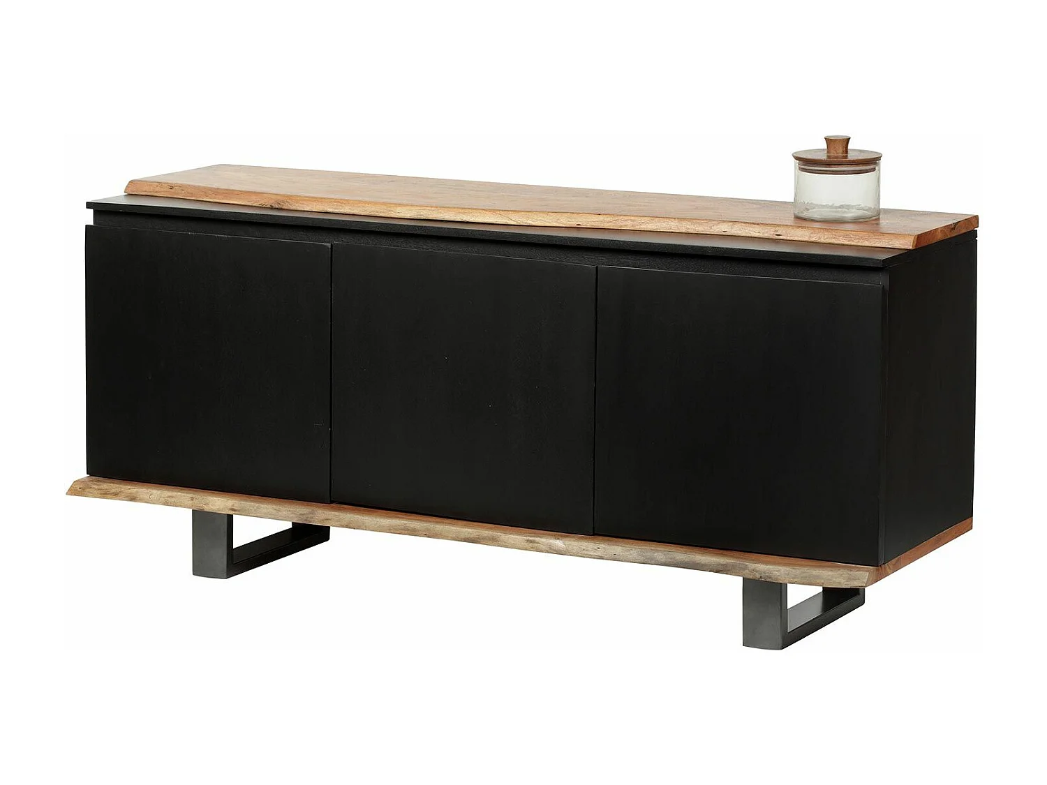 Buffet 3 portes | Acacia Black