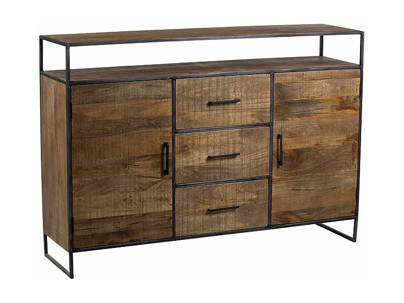 Buffet 2 portes 3 tiroirs | Manguier Stockholm