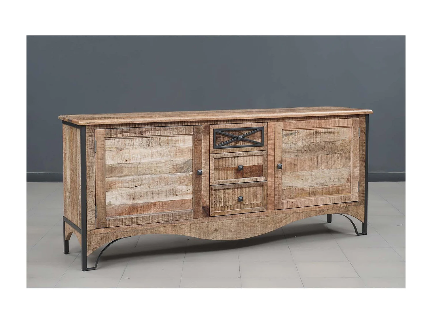 Buffet 2 portes 3 tiroirs | Manguier Pondicherry