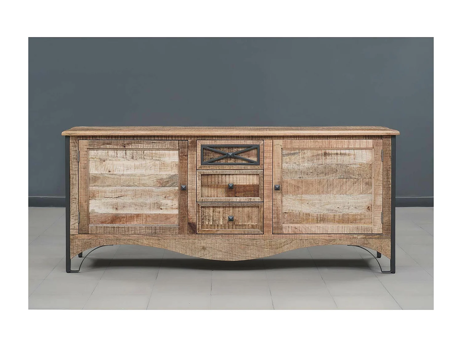 Buffet 2 portes 3 tiroirs | Manguier Pondicherry