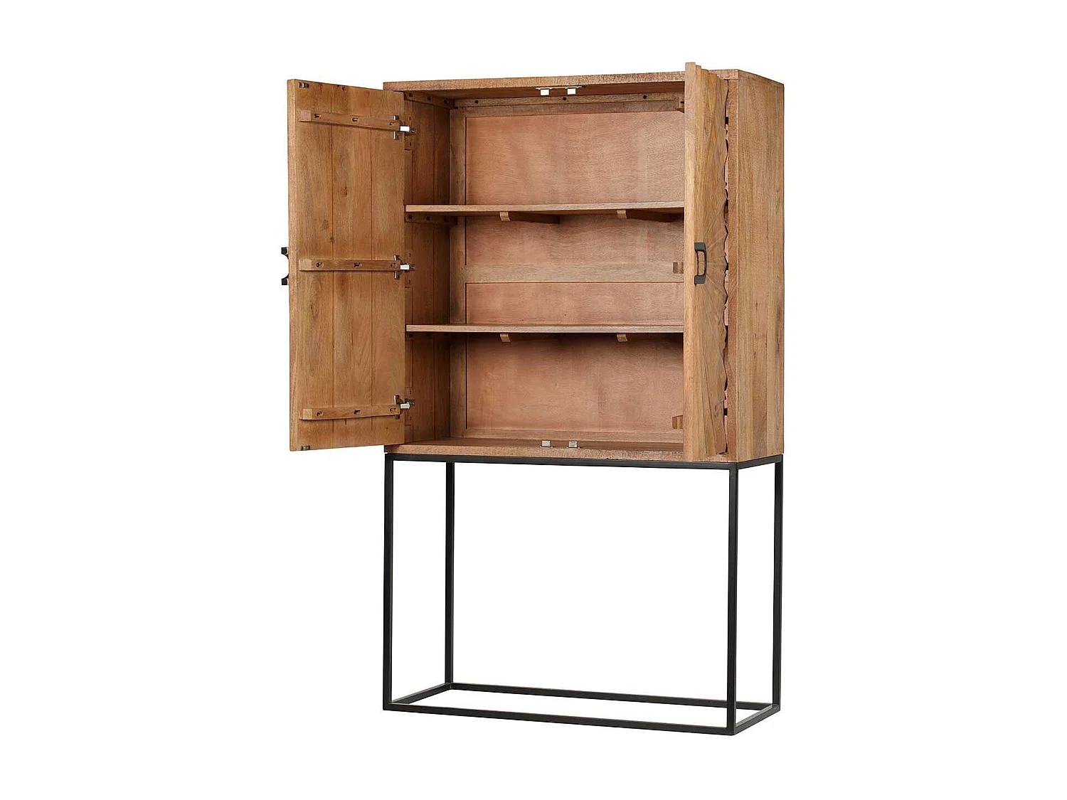 Buffet haut sculpté | Manguier Solaris