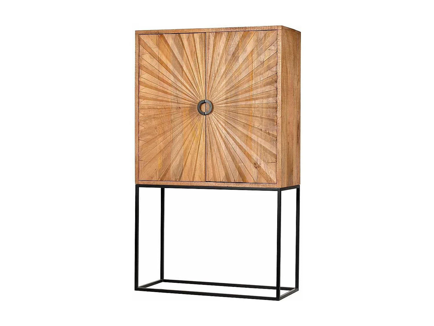 Buffet haut sculpté | Manguier Solaris