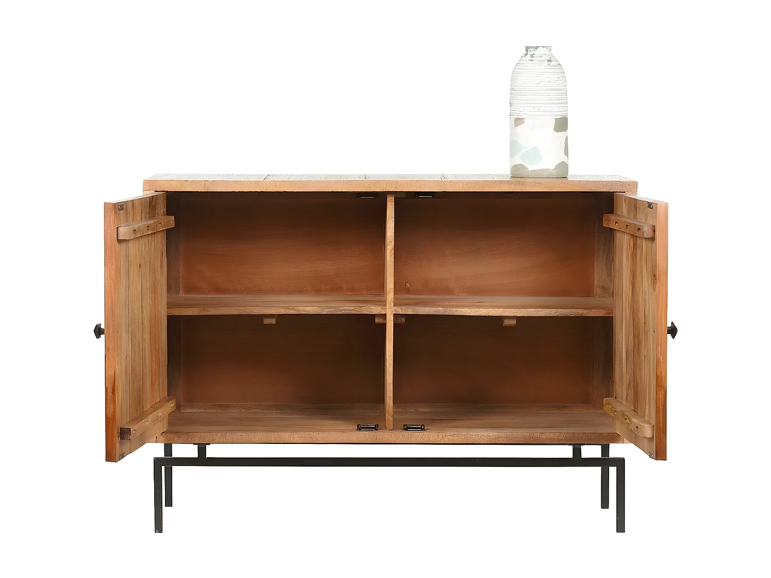 Buffet sculpté 2 portes | Manguier Sculture