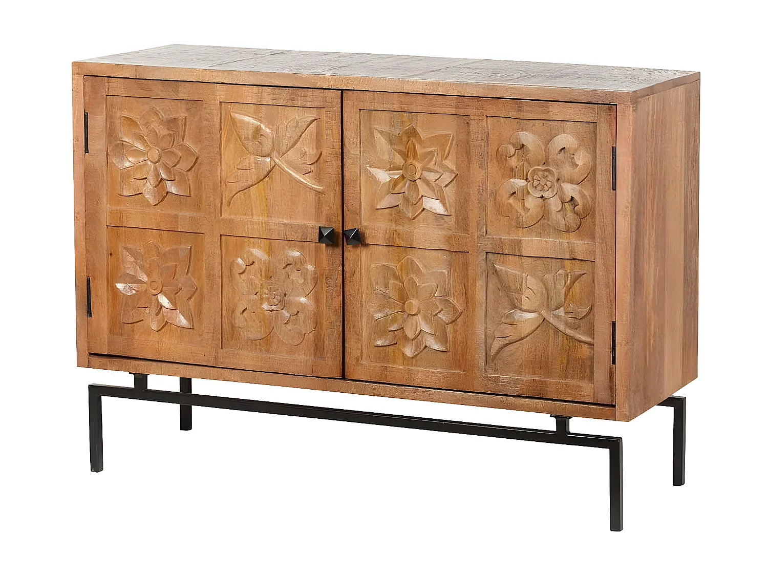 Buffet sculpté 2 portes | Manguier Sculture
