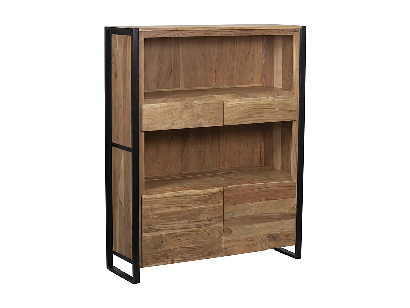 Buffet haut 2 portes 2 tiroirs | Acacia Bunting