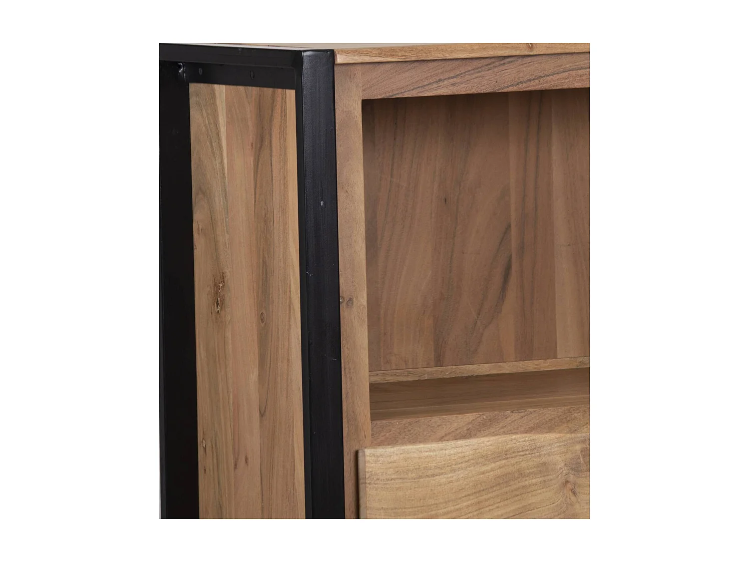 Buffet haut 2 portes 2 tiroirs | Acacia Bunting