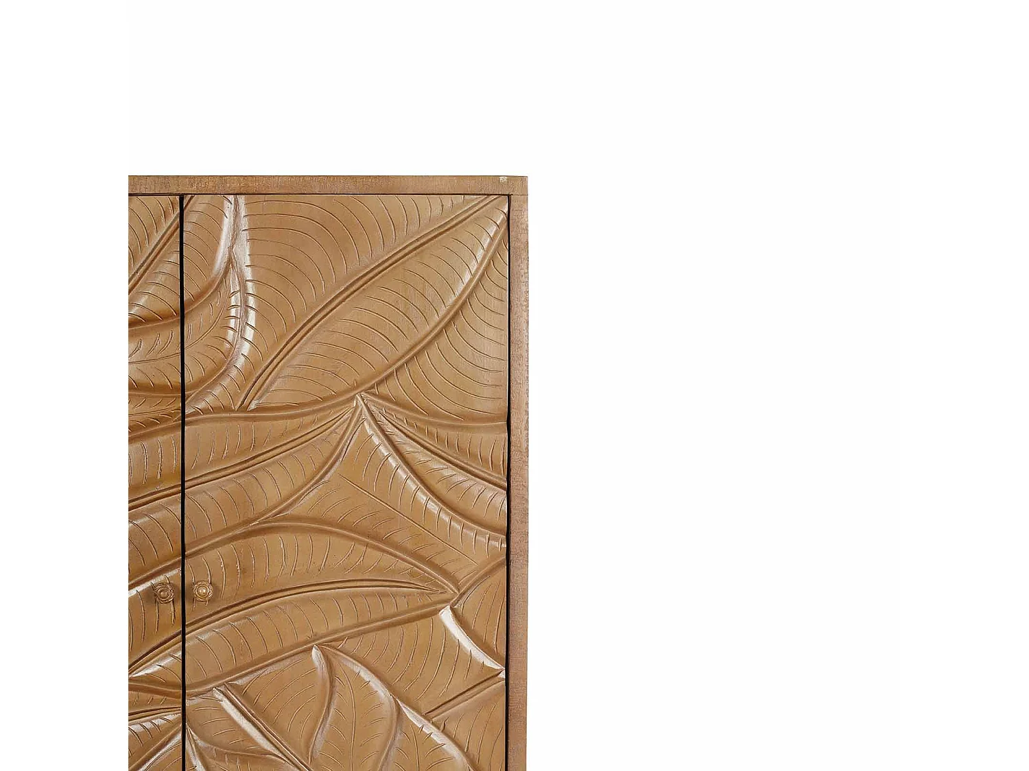 Buffet haut sculpté 2 portes | Manguier Floria