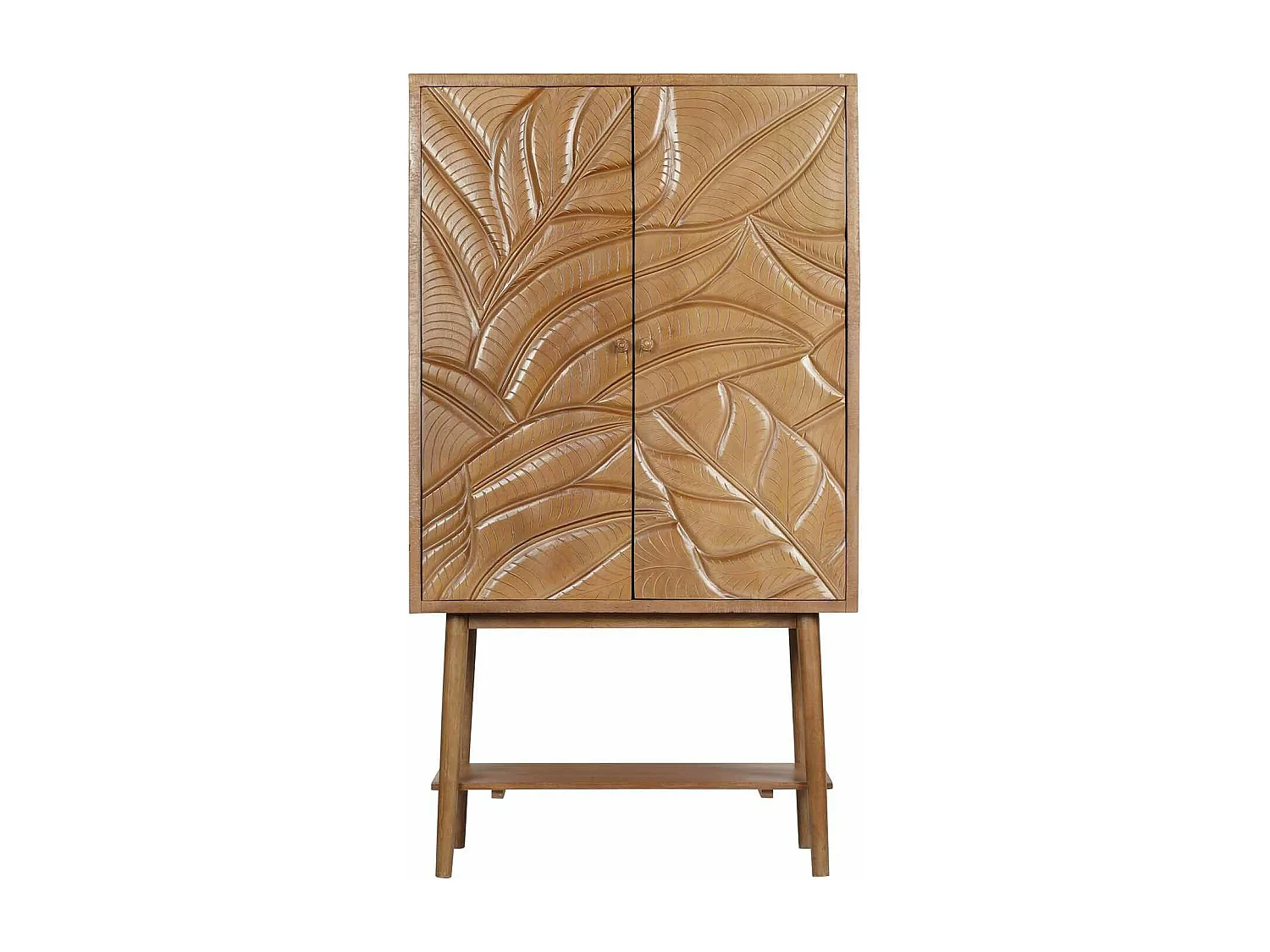 Buffet haut sculpté 2 portes | Manguier Floria
