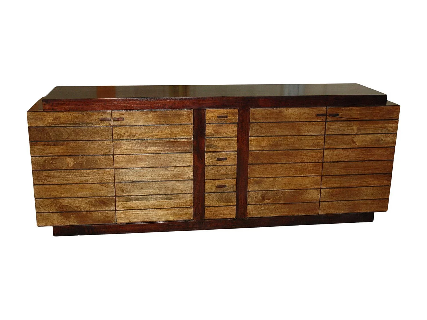 Buffet bois bicolore GM 4P 3T | Manguier Herods