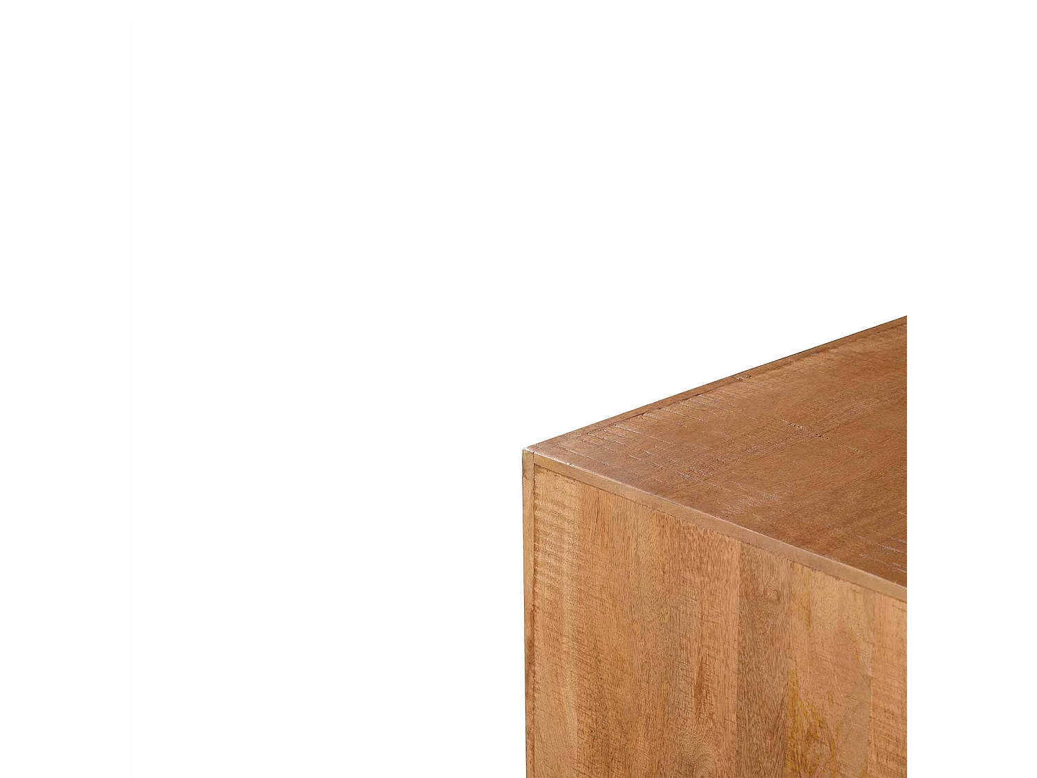 Bahut 2 portes sculptées | Manguier Solaris