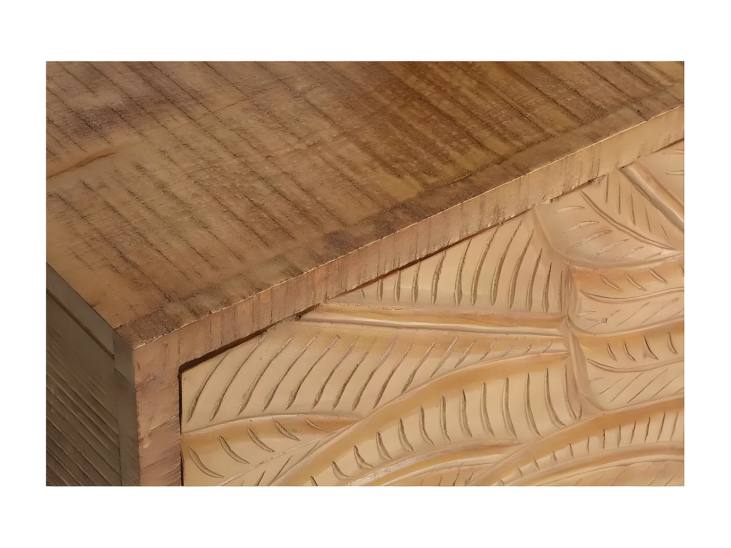 Chevet gauche sculpté | Manguier Floria