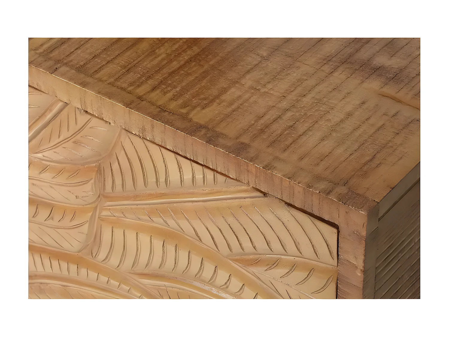 Chevet droit sculpté | Manguier Floria