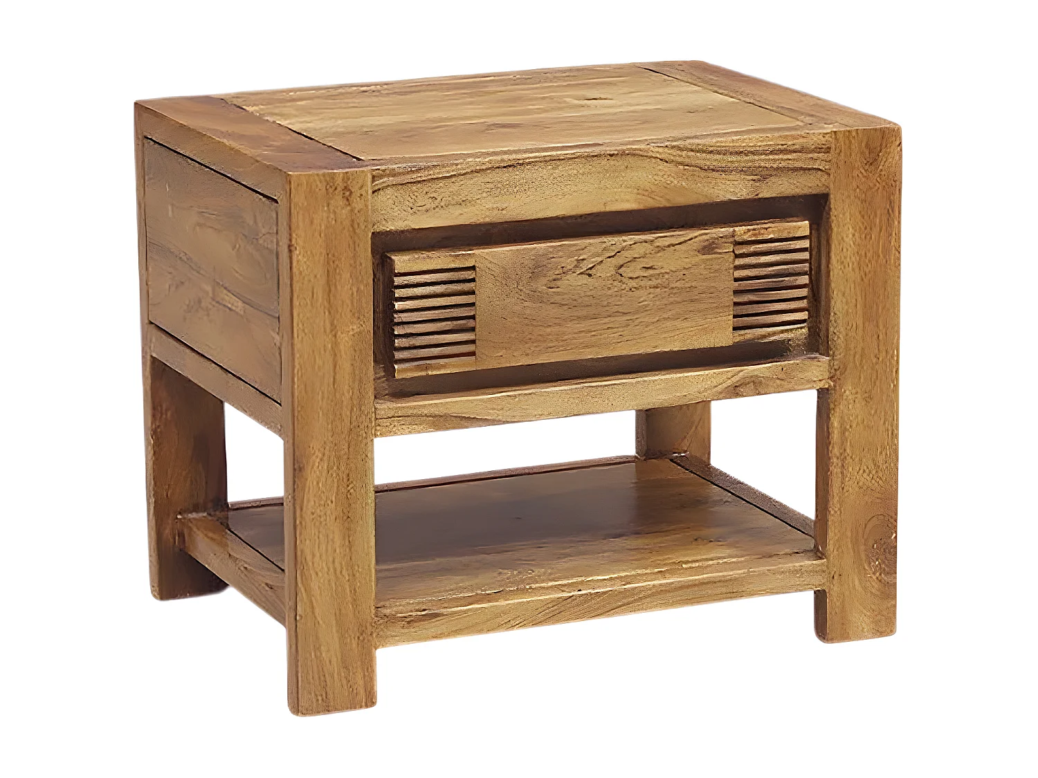 Chevet bois strié 1T | Acacia Verone