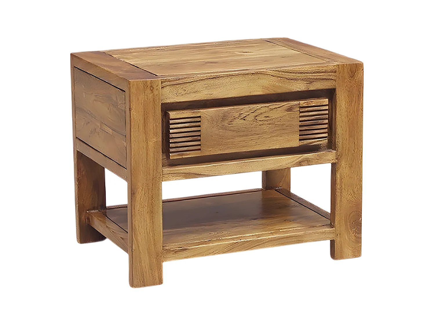Chevet bois strié 1T | Acacia Verone