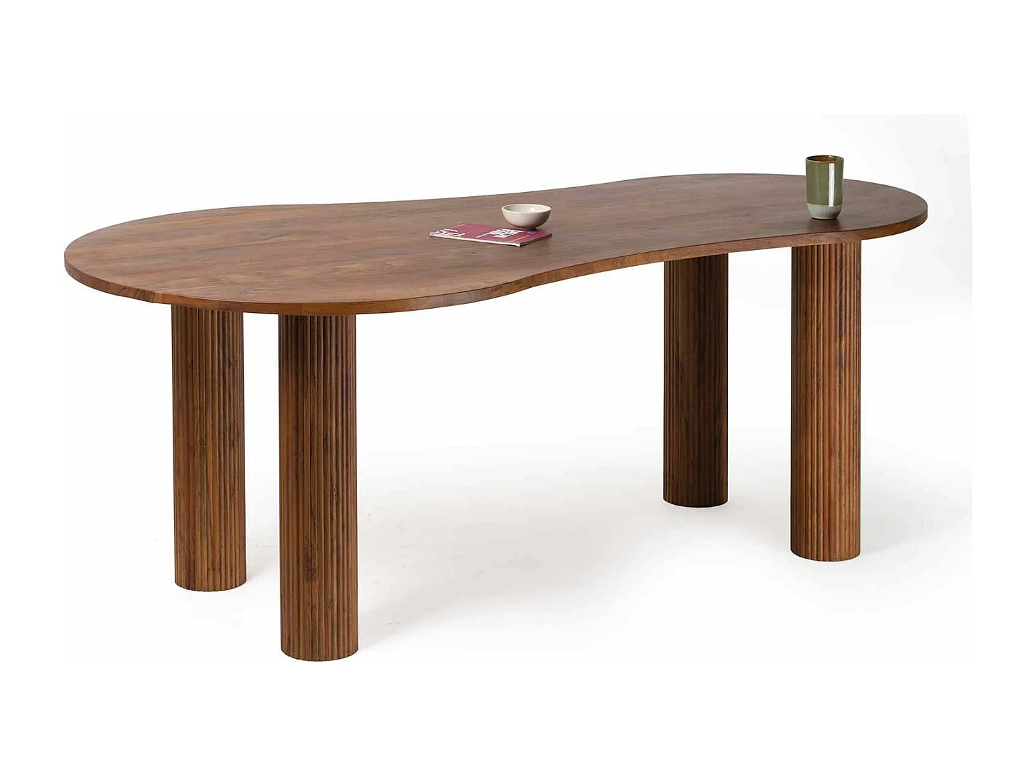 Table de repas ovale 3/4 pieds | Acacia Arad