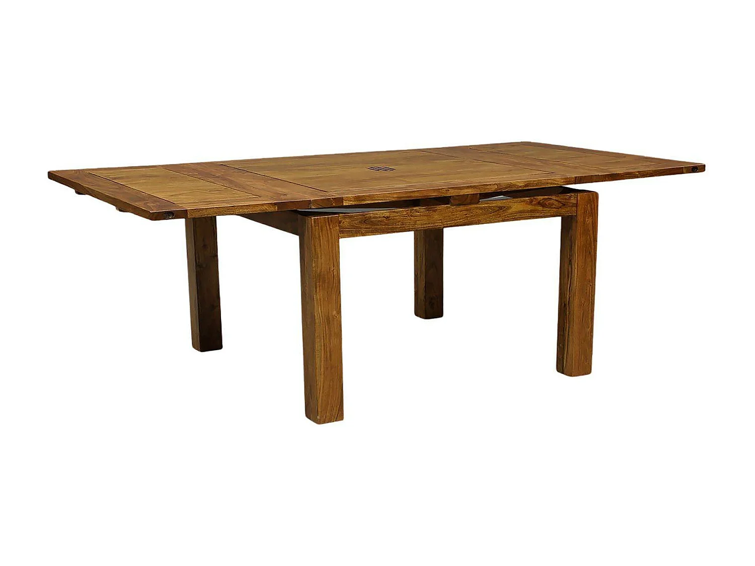Grande table à manger carréé allonge 130 | Acacia Gordon