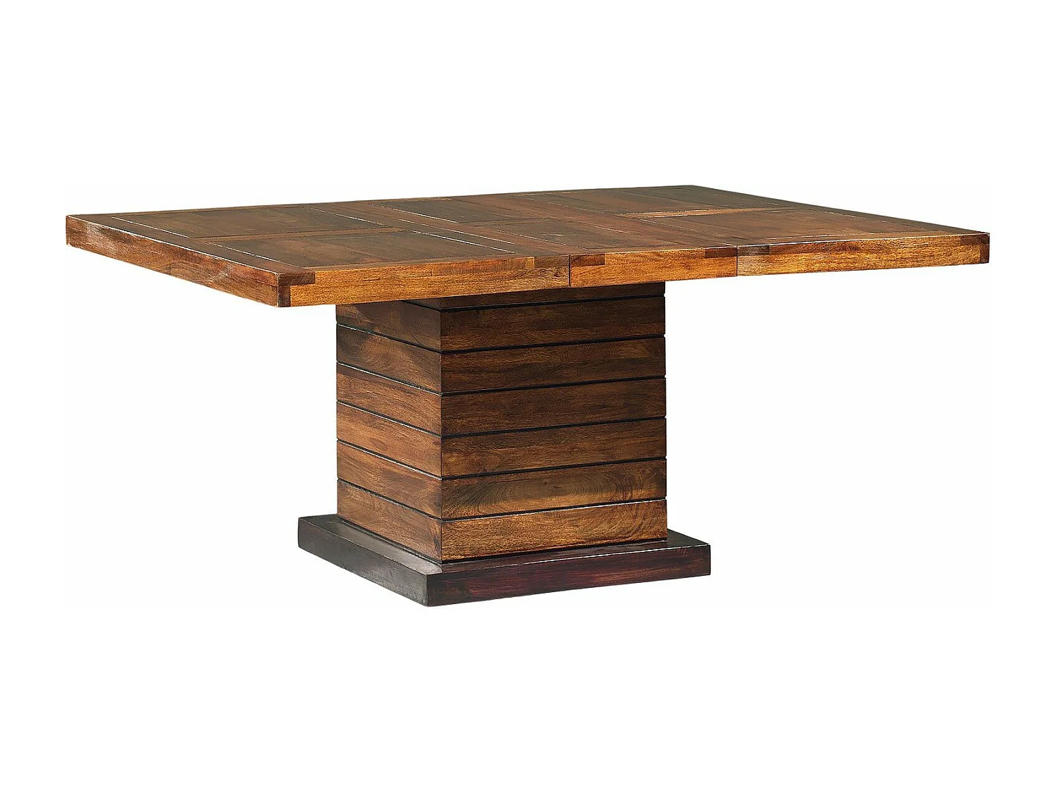 Table à manger carrée - Rallonge centrale | Manguier Herods