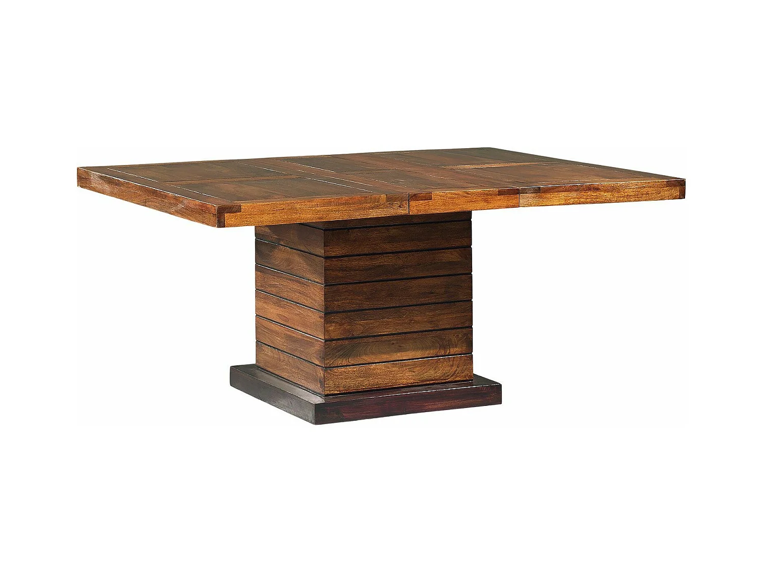Table à manger carrée - Rallonge centrale | Manguier Herods