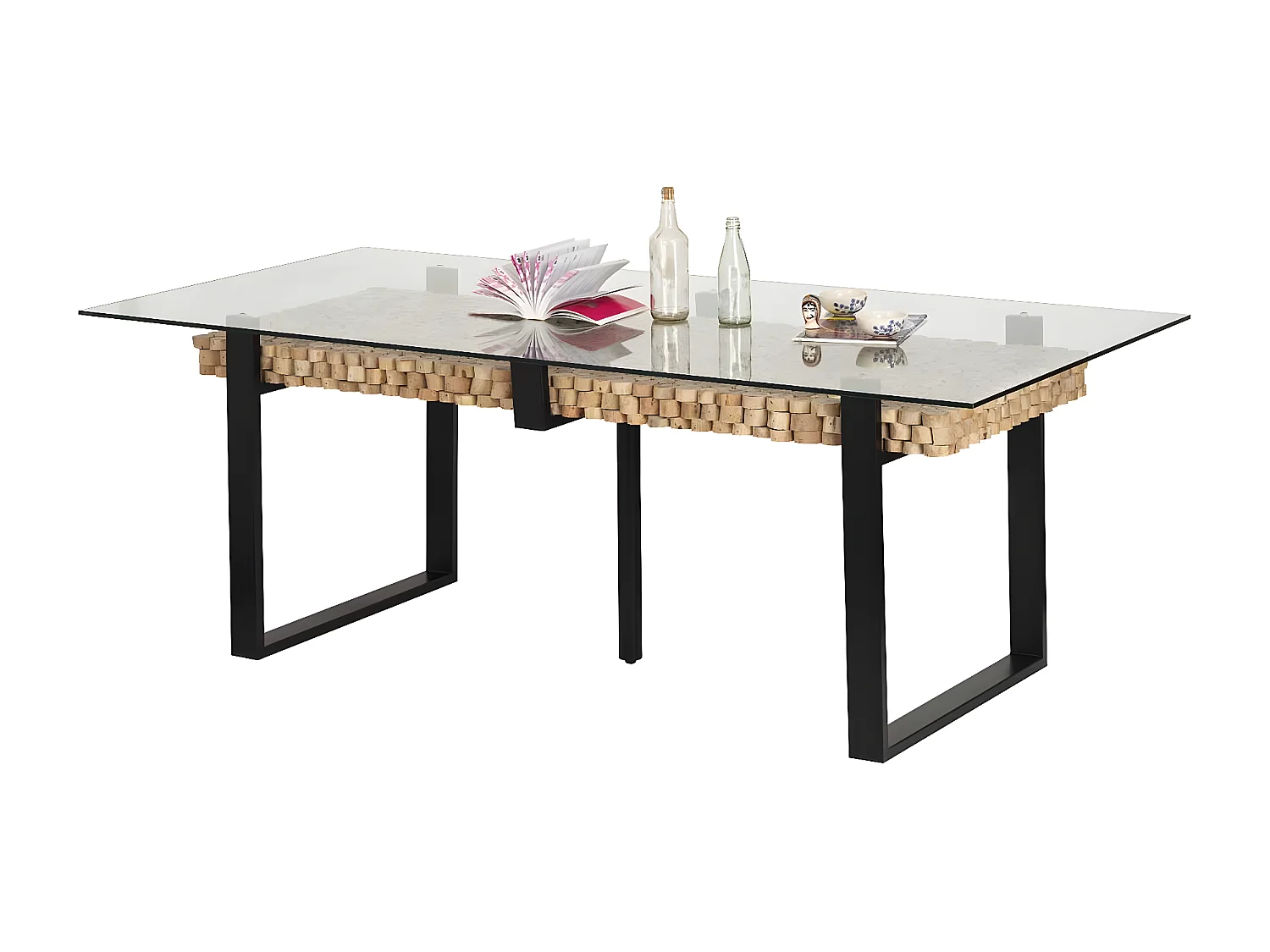Table rectangulaire 220 cm | Acacia Sirin