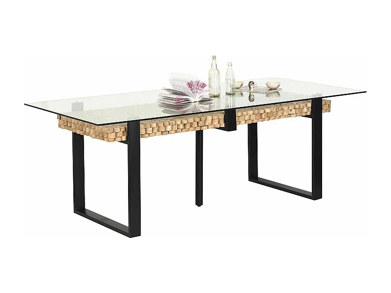 Table rectangulaire 220 cm | Acacia Sirin