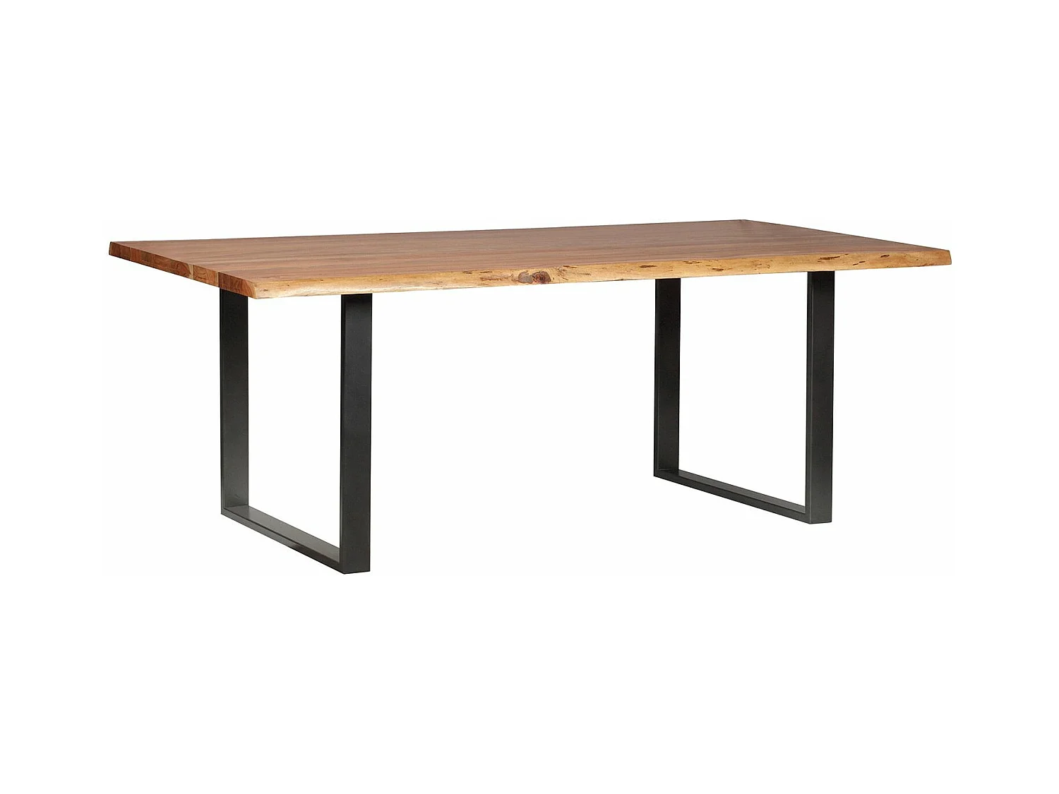 Table de repas rectangulaire 200 cm | Acacia Black