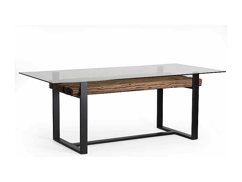 Table bois recyclé 200 cm | Bois recyclé Sufa