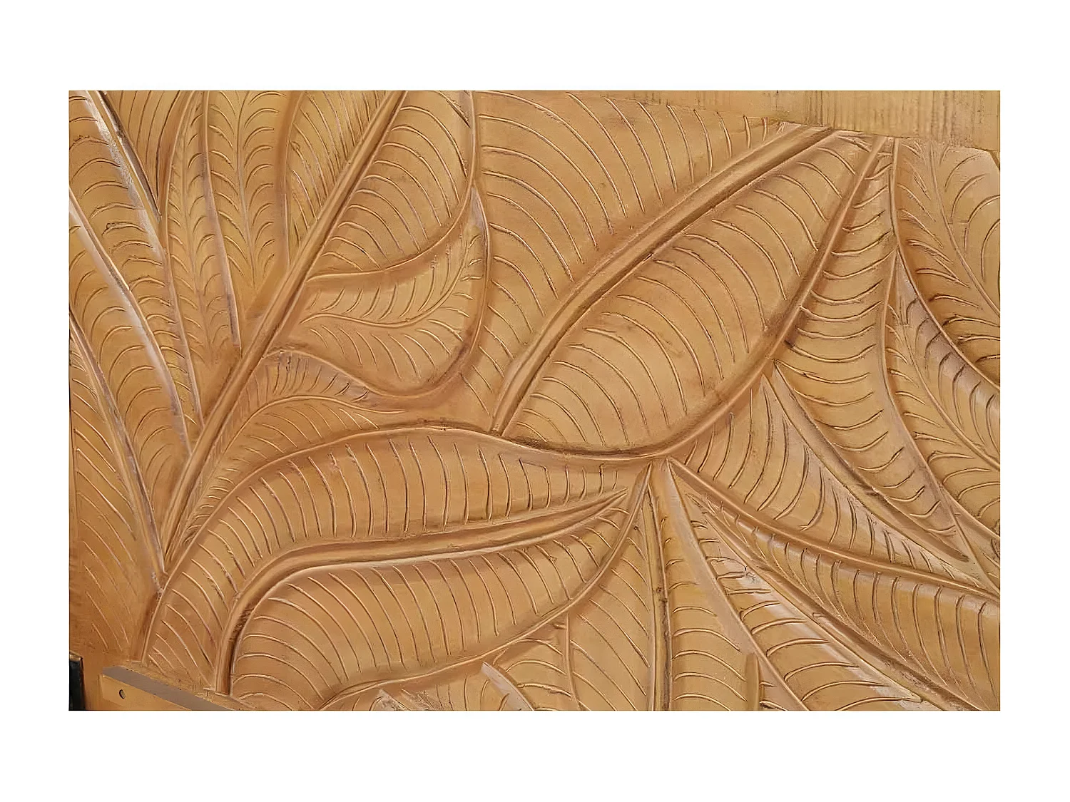 Lit sculpté 160 cm | Manguier Floria