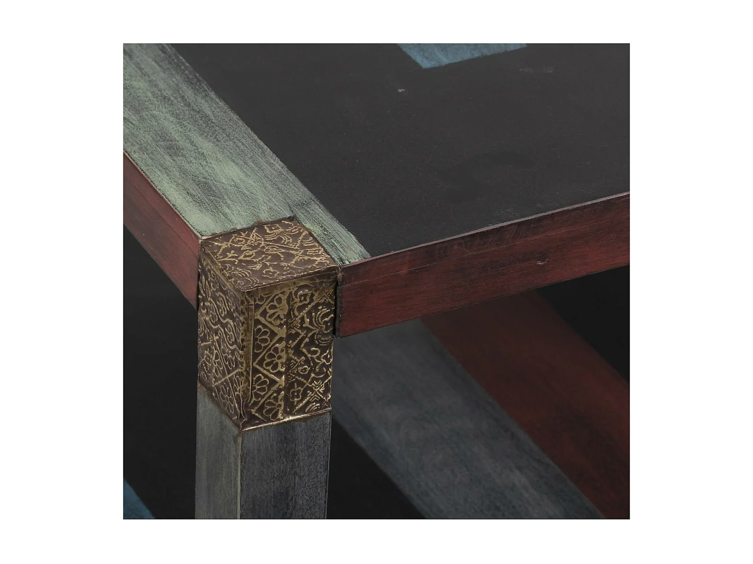 Table basse carrée 80 cm | Manguier Pushkar