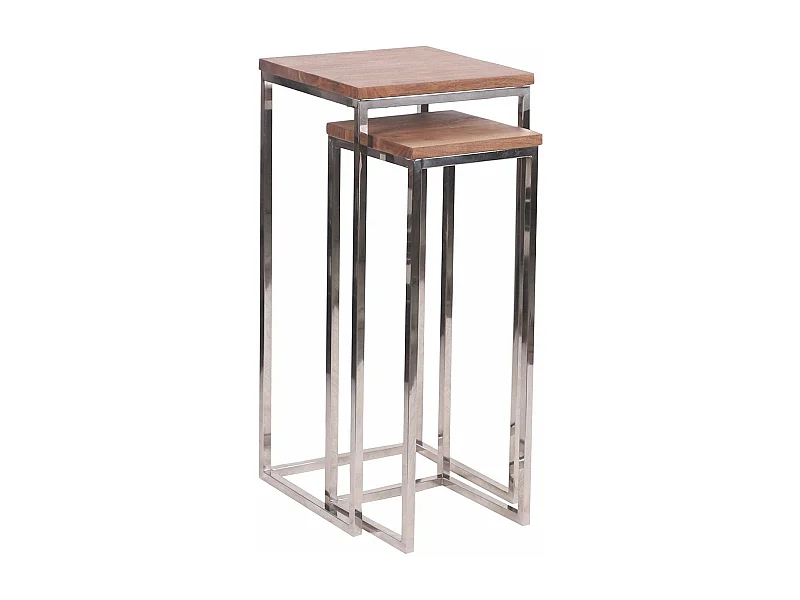 Lot de 2 selettes | Acacia Stainless III