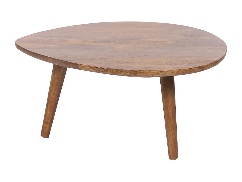 Bout de canapé losange en manguier massif