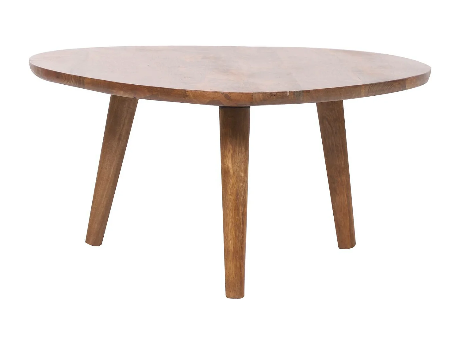 Bout de canapé losange en manguier massif