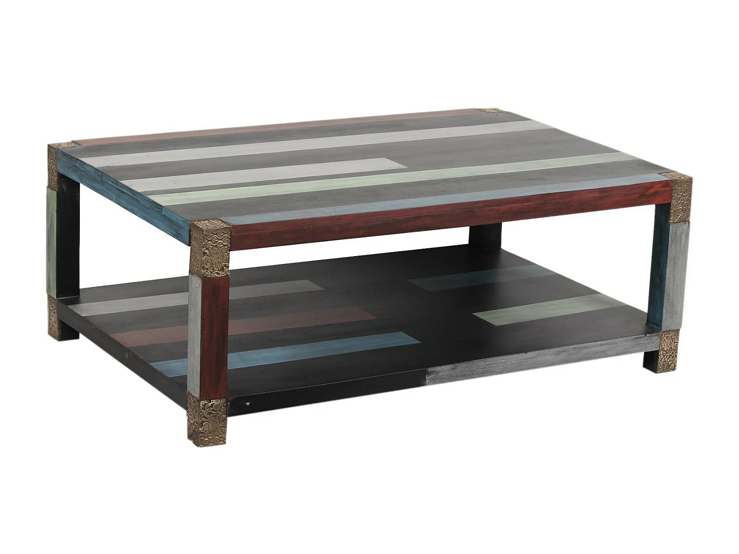 Table basse rectangulaire 120x80cm | Manguier Pushkar