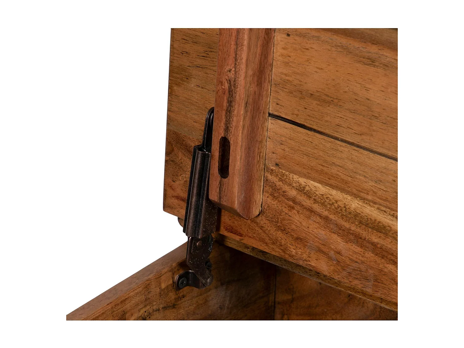 Table basse coffre carrée en acacia massif