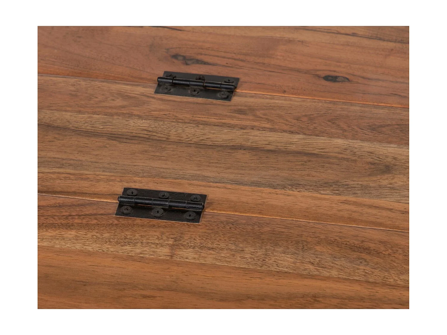 Table basse coffre carrée en acacia massif