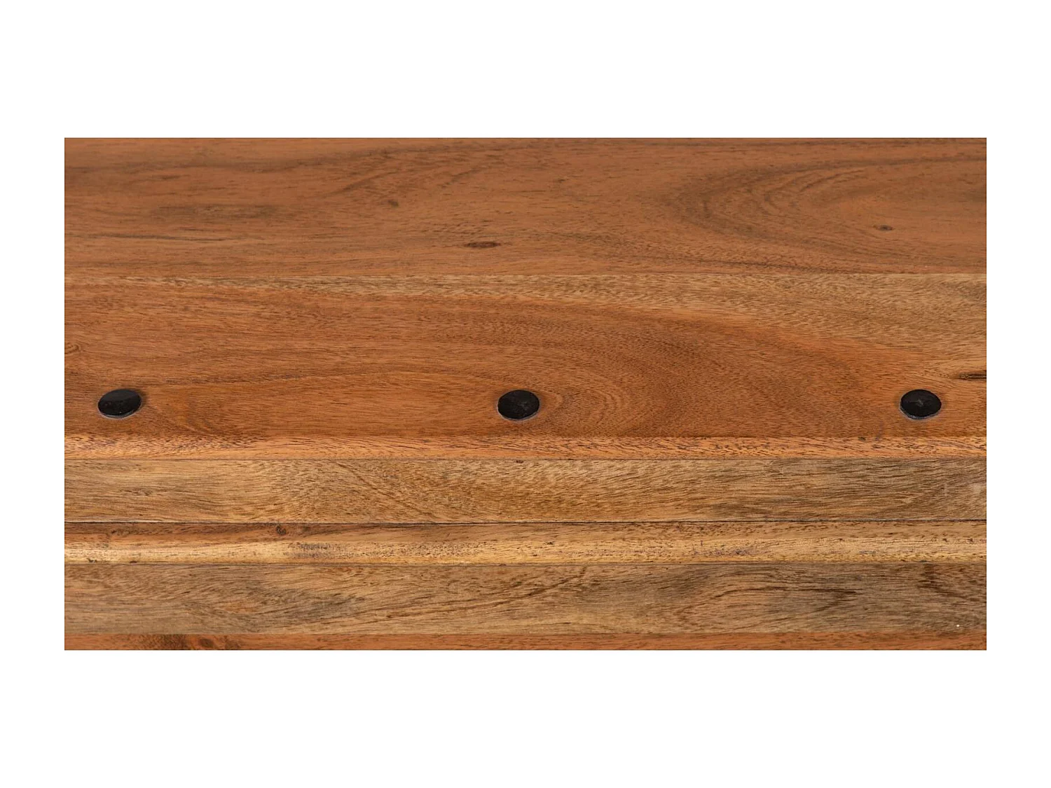 Table basse coffre carrée en acacia massif