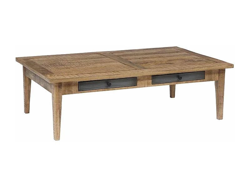 Table basse 4 tiroirs | Manguier Farm II
